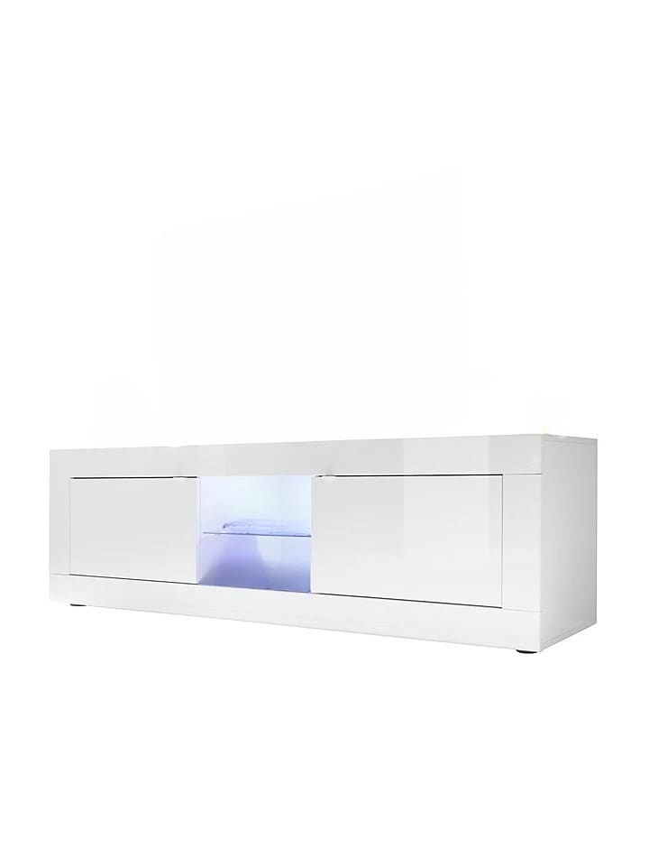 TV-Möbel INITIAL in Weiß - (W)180 x (H)56 x (L)43 cm