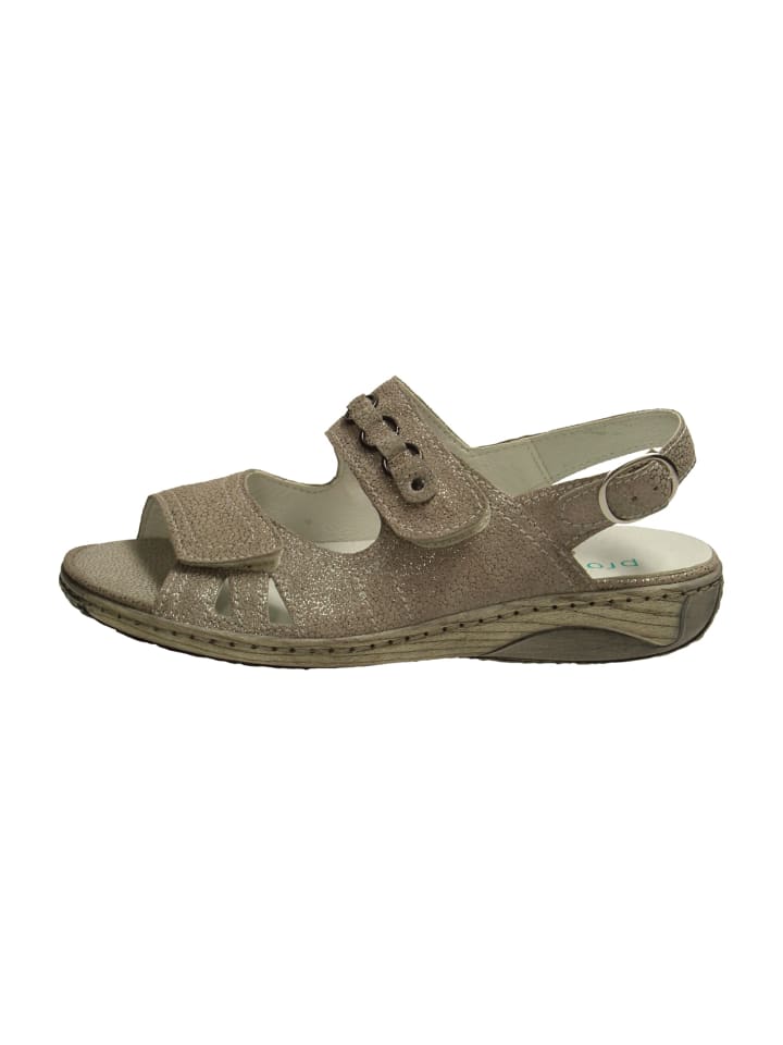 Komfort Sandalen in Grau