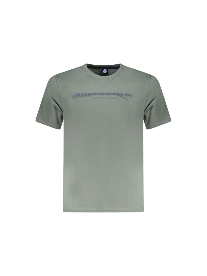 Grün Baumwolle Herren T-Shirt