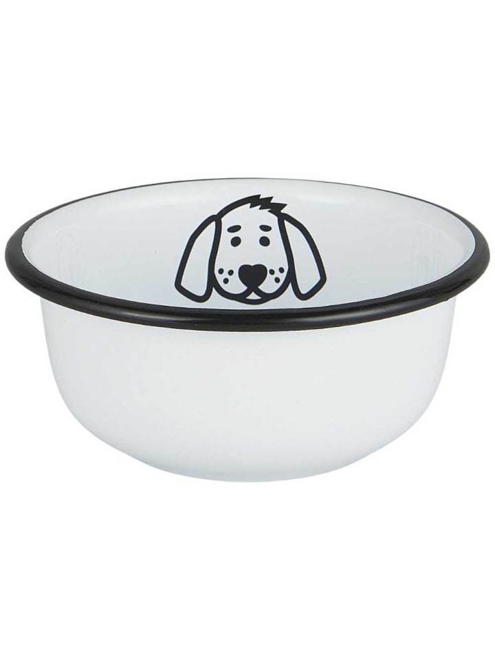 Fressnapf HUND Emaille Weiß 11 cm