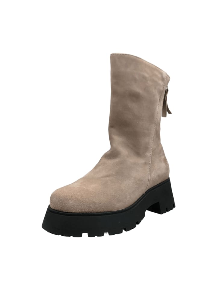 Plateau Stiefeletten in Beige