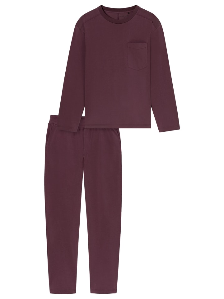 Schlafanzug Modern Nightwear in Kakao