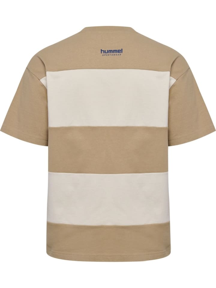 T-Shirt "Loose T-Shirt S/S Bees Stripe" in Weiß