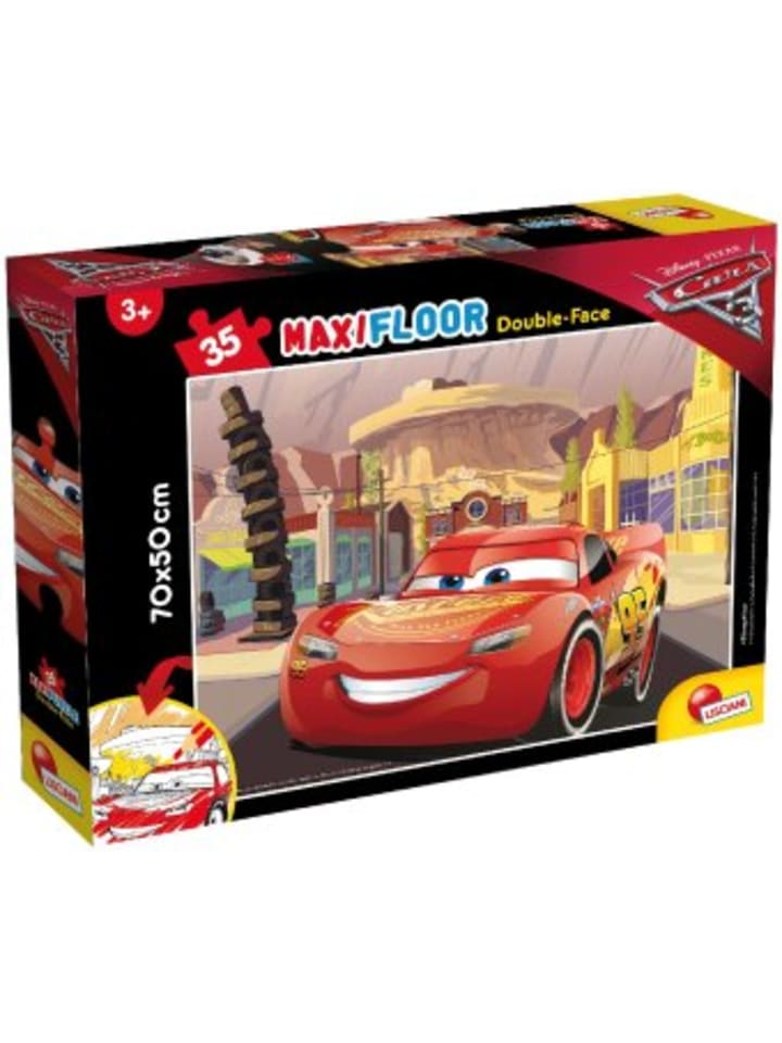 Spiel - Disney Puzzle Df Maxi Floor 35 Cars 3 - Go! Go! Go! (Puzzle)