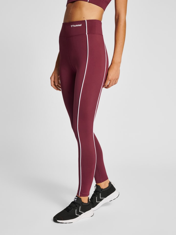 Leggings Hmlmt Flash Multisport Damen in ZINFANDEL