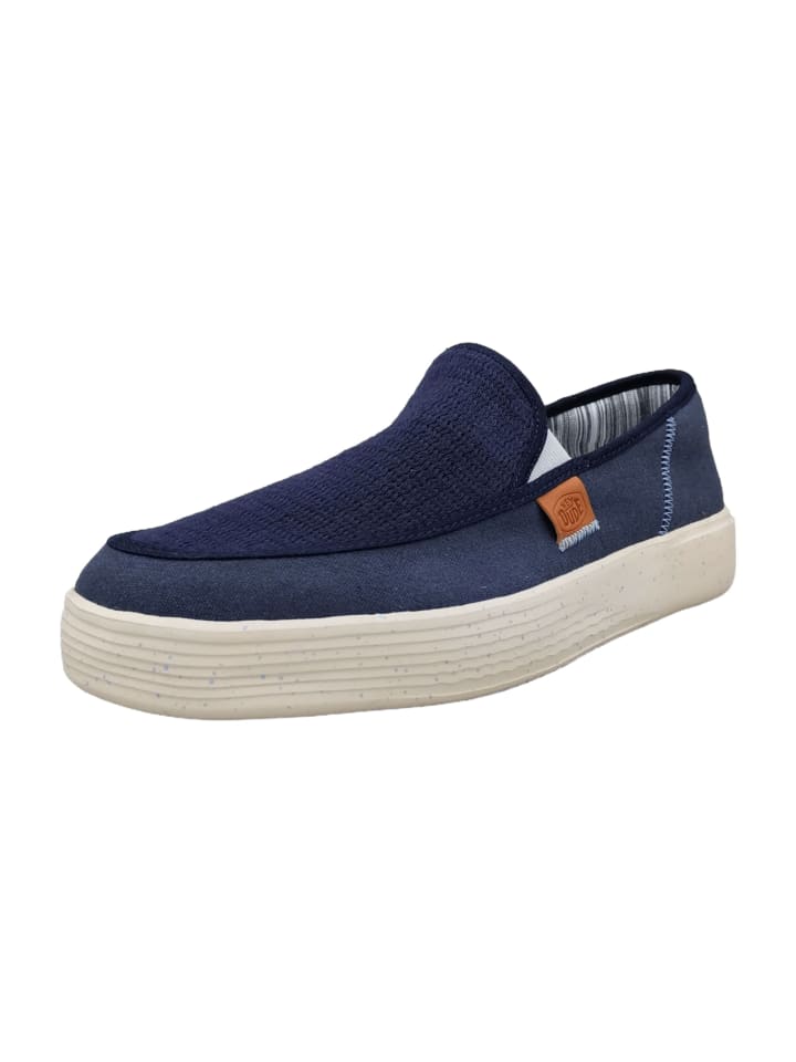 Sportliche Slipper in Blau