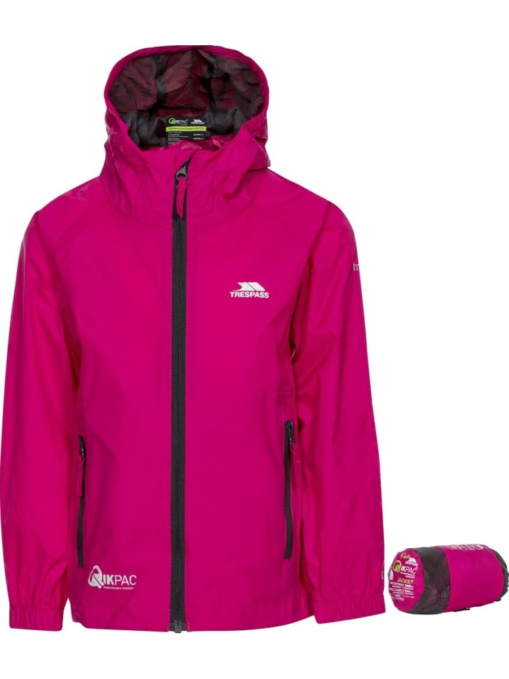 Kinder Regenjacke in Rosa