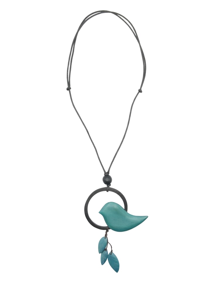 Lange Kette " Desna " in grün
