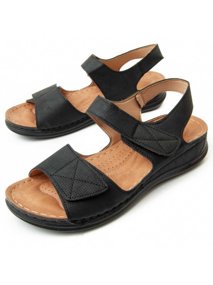 Sandalen Keilsandalen Colina in Schwarz