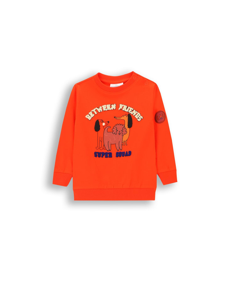 T-Shirt mit langen Ärmeln in rot