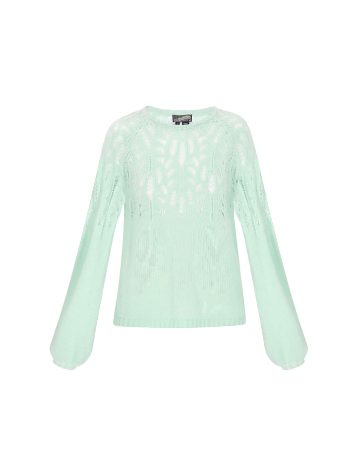 Women Sweater in mint blue