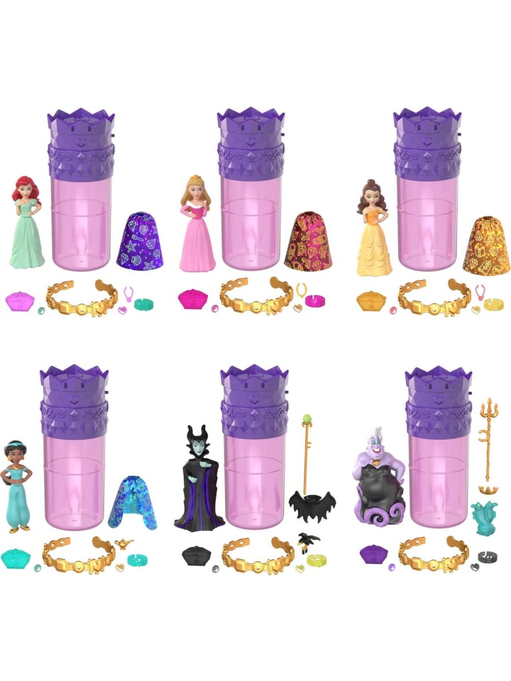 Disney Princess Toys 6 kleine Puppen-Überraschung Puppen können variiren 3+
