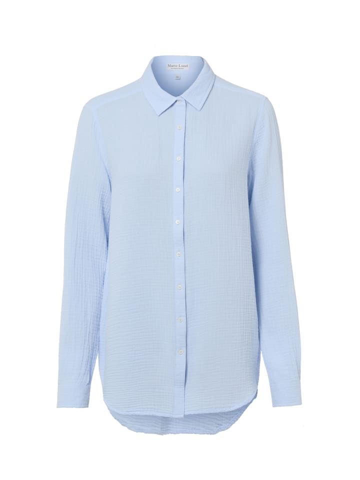 Bluse in hellblau