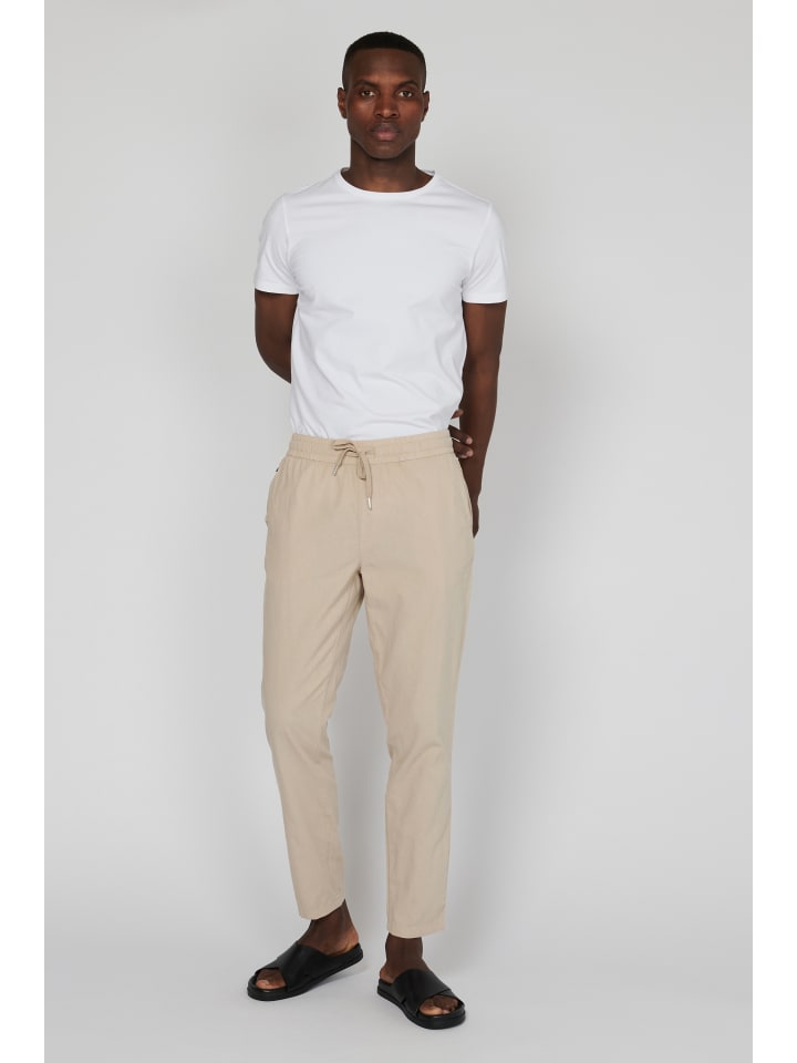 Casual Hose MAbarton Gerade Passform in Simply Taupe