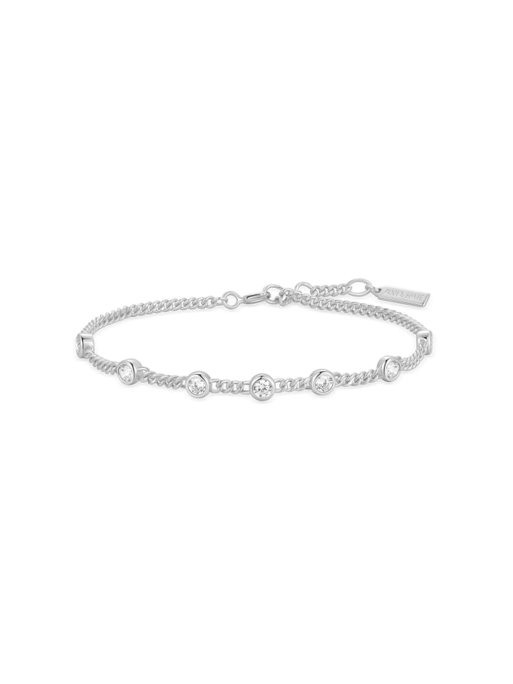 Armband Round Stone in silber