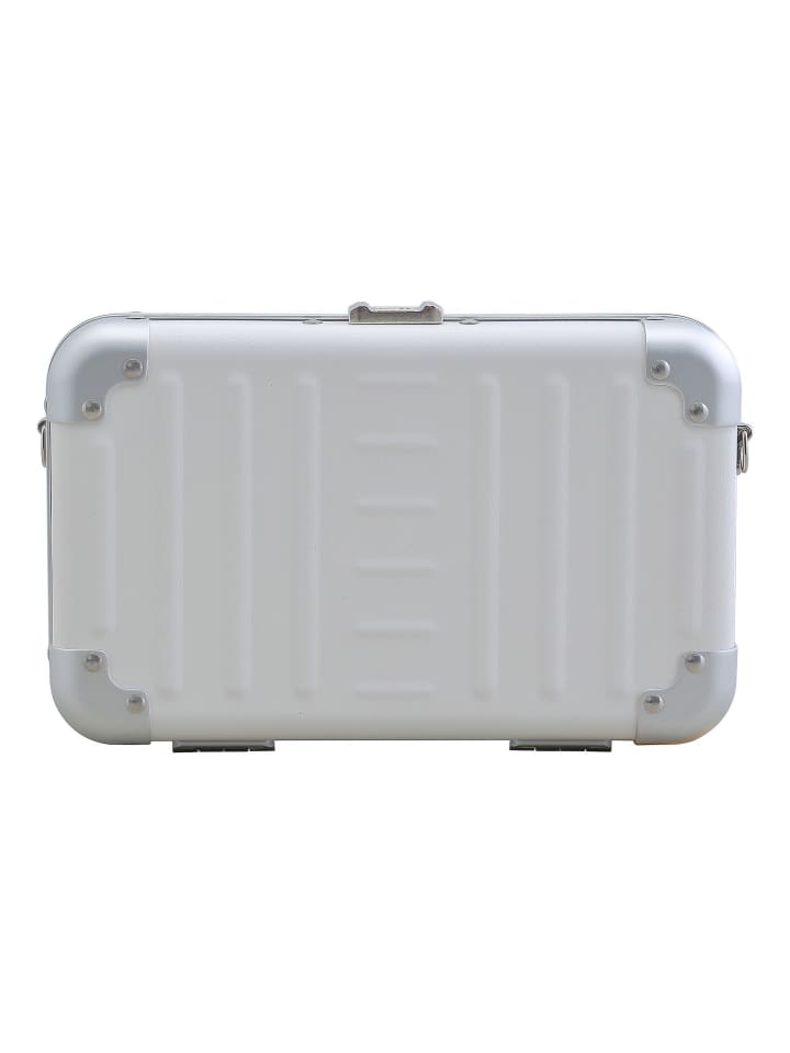 Fortis Clutch Geldbörse Aluminium 21 cm snowwhite
