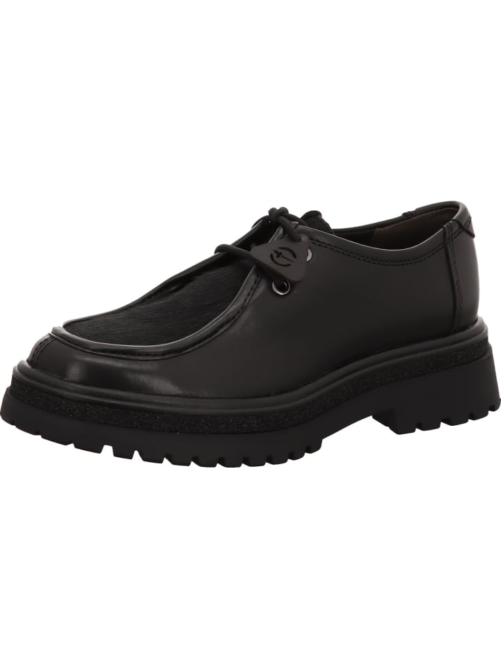 Schnürschuh in schwarz