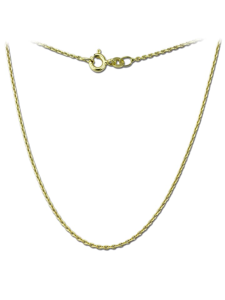 333 Gelbgold Damen GoldDream Halsketten Anker diamantiert Kette ca. 36cm