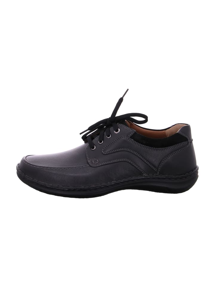 Komfort Schnürschuhe in Schwarz