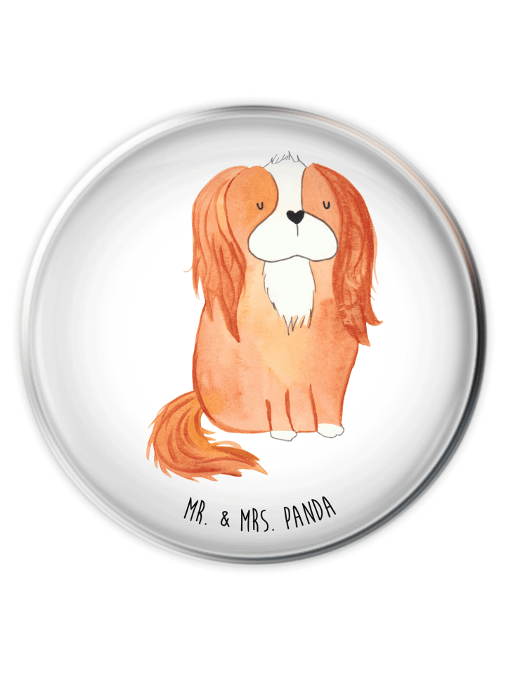 Waschbeckenstöpsel Hund Cavalier King Charles S... in Weiß
