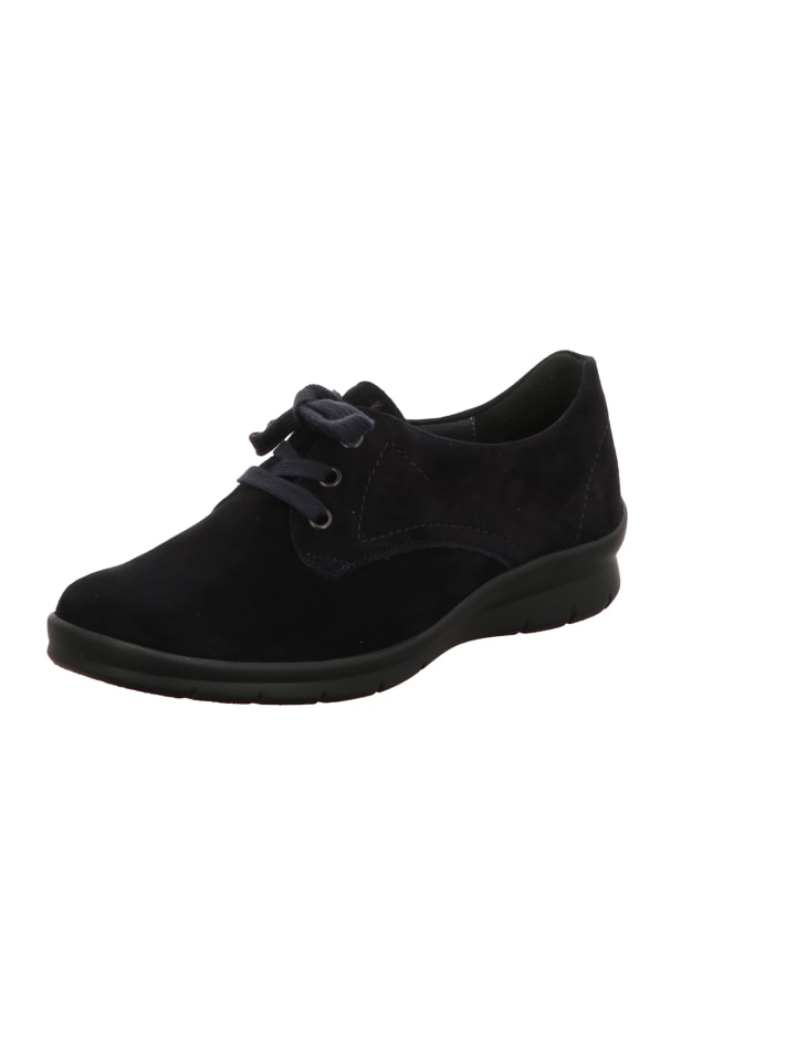 Schnürschuh bequem in blau