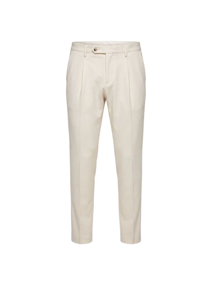 Weiß Viskose Herren Hose