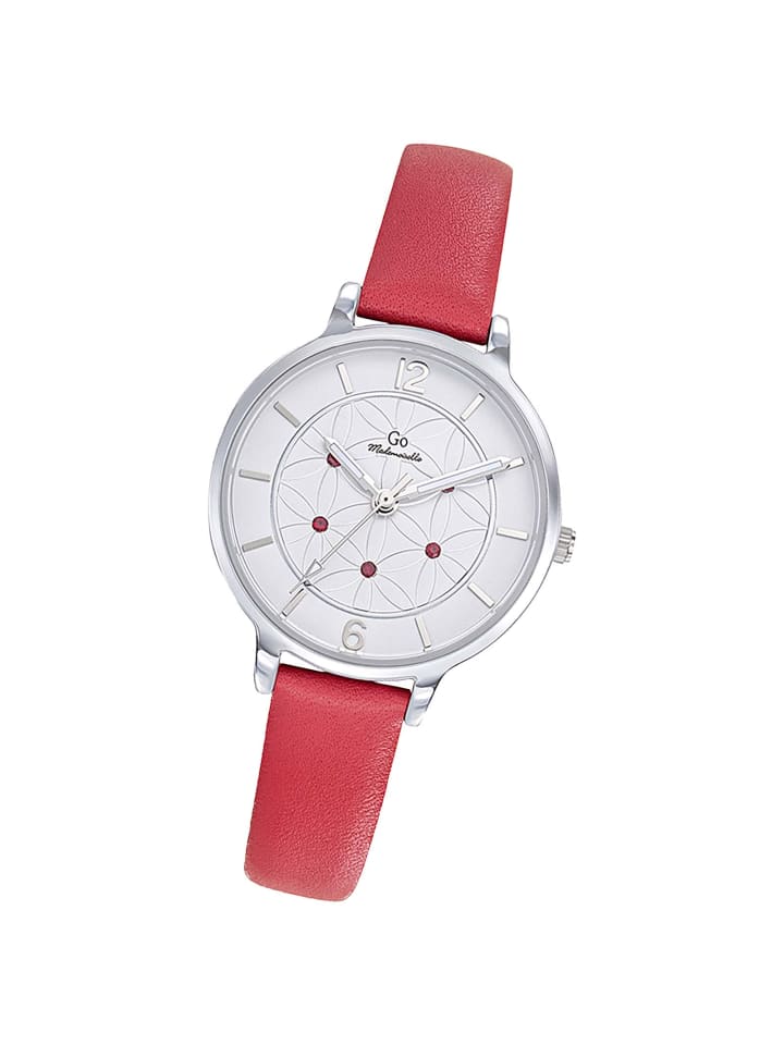 Analog-Armbanduhr Girl Only Mademoiselle rot mittel (ca. 32mm)