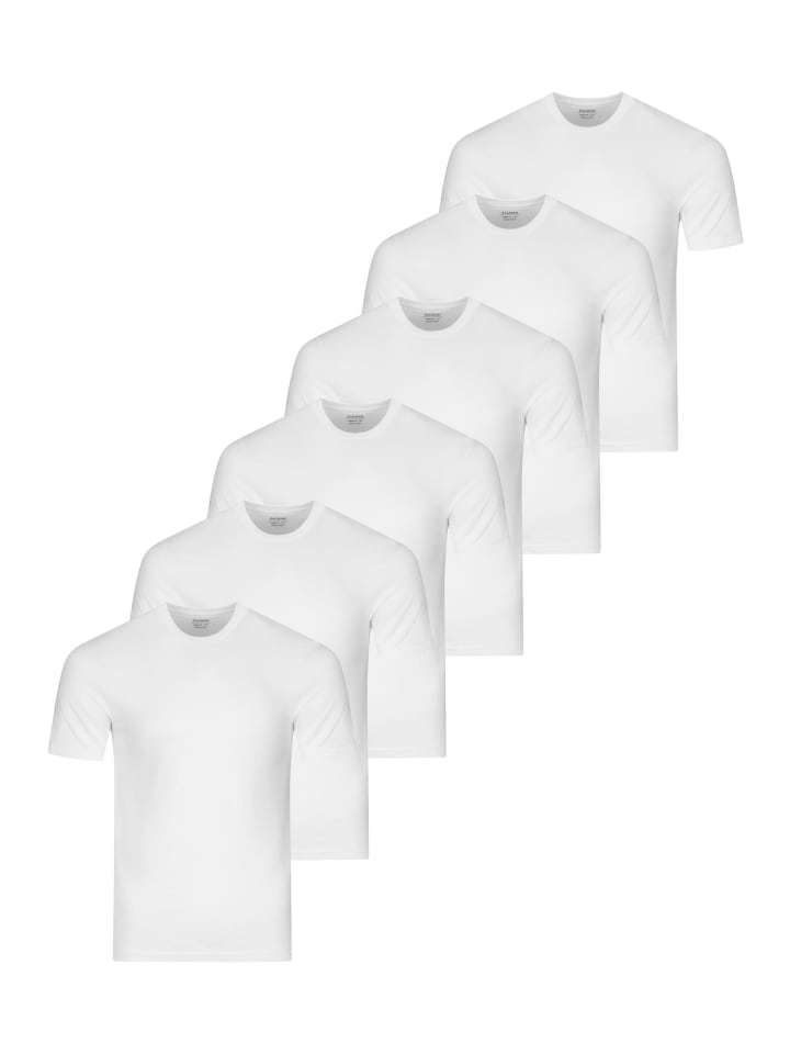 Unterhemd / Shirt Kurzarm Basic in Weiß