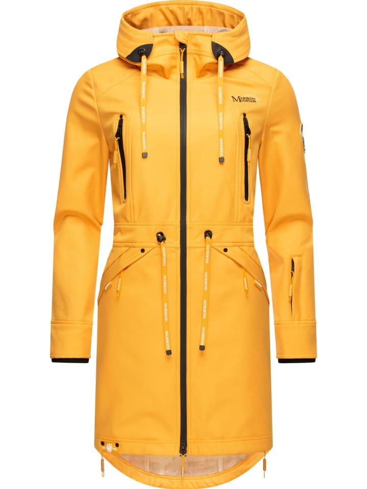 Funktionsmantel Racquellee in Amber Yellow
