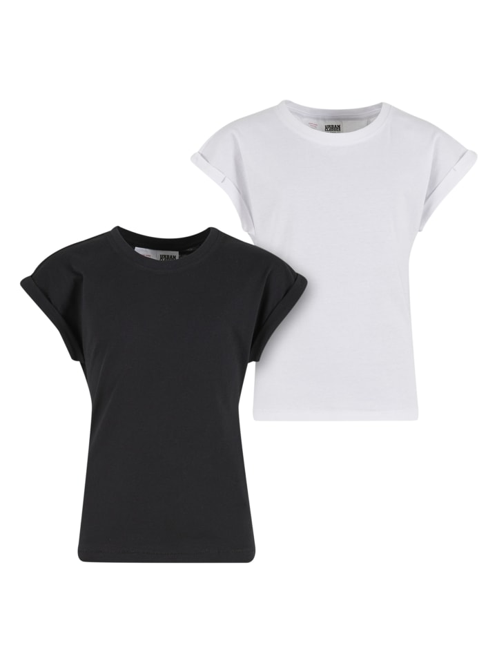 T-Shirt in black/white