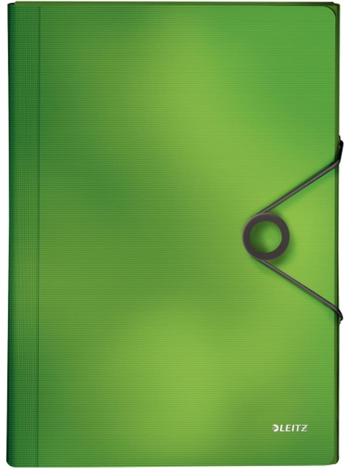 Fächermappe Solid A4 PP mit 6 Fächern hellgrün