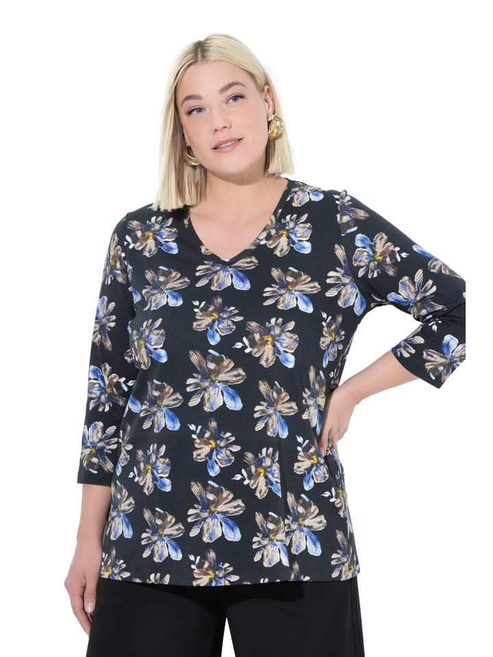 Longshirt in schwarz