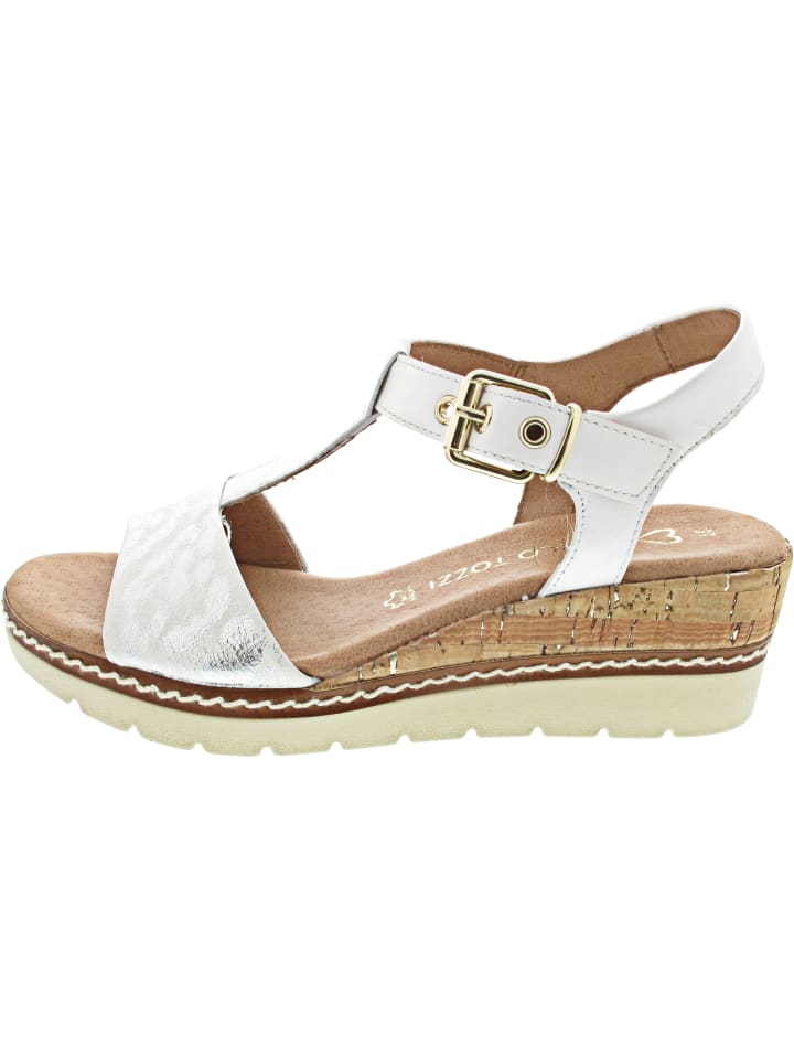 Keilsandalette Weiß
