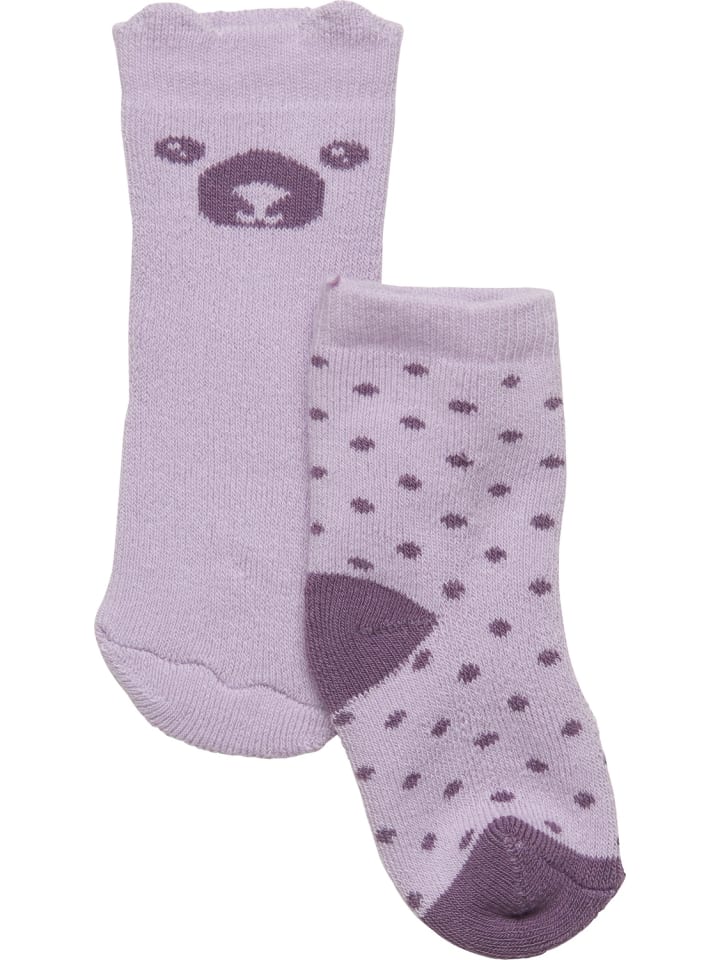 Kinder Socken in Lila