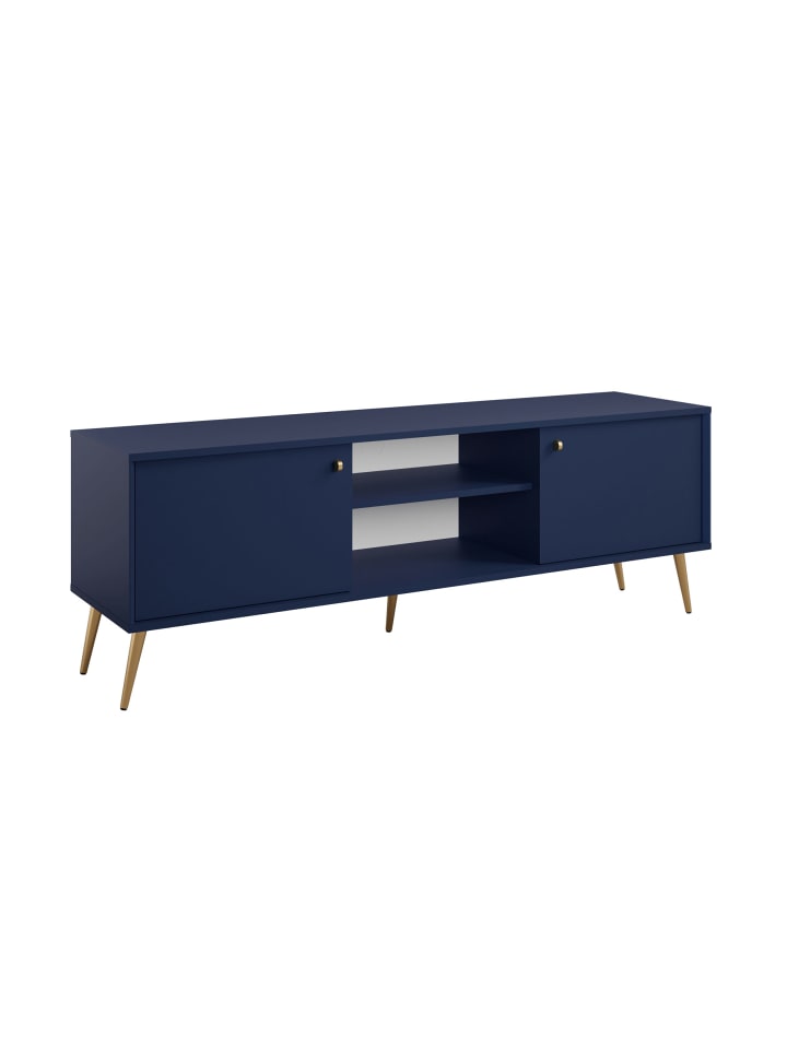 Lowboard Rose marineblau 156 / 40,5 / 54cm