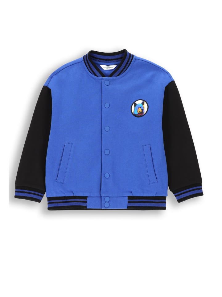 Sweatshirt mit Reißverschluss in bunt