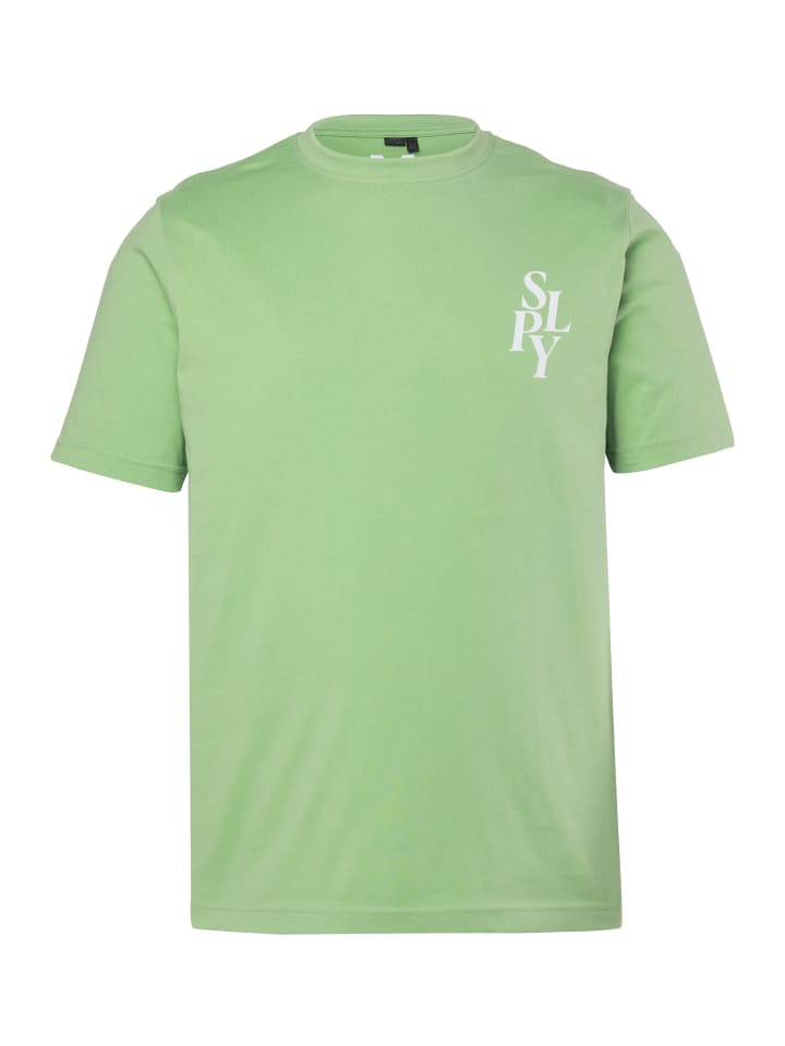 Kurzarm T-Shirt in helles grün