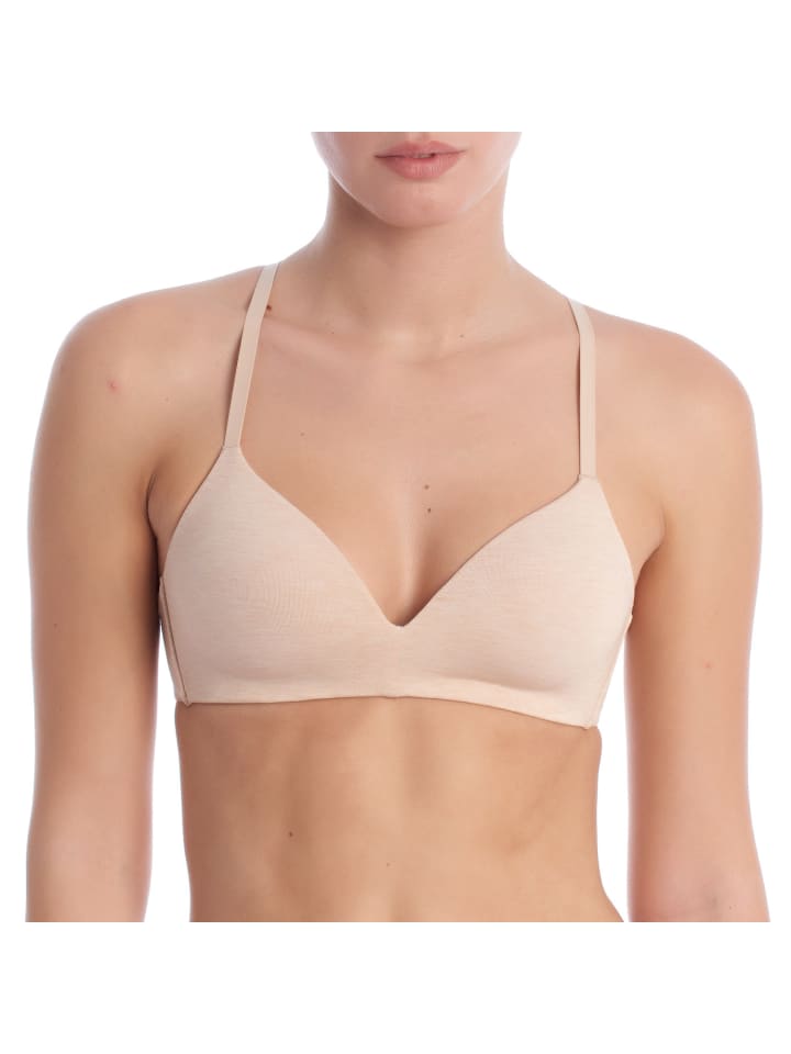 Bügellose BH in Beige