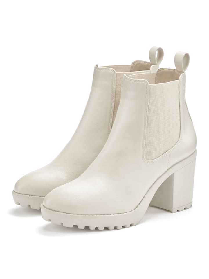 Chelseaboots in beige