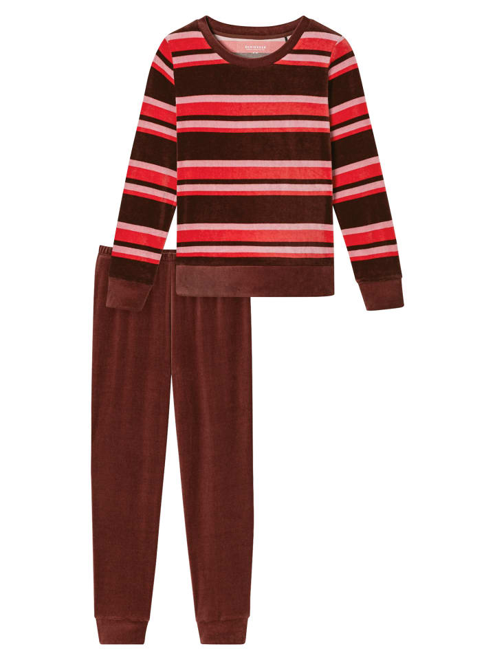 Pyjama Comfort Nightwear in burgund