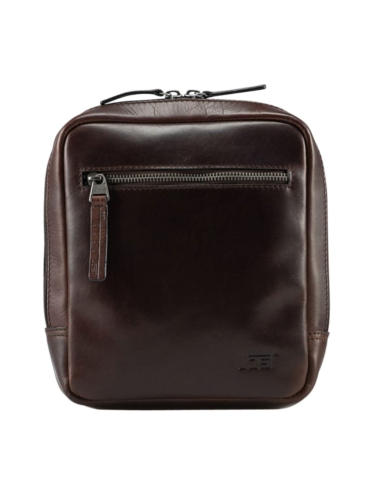 Lund Umhängetasche Leder 22 cm braun