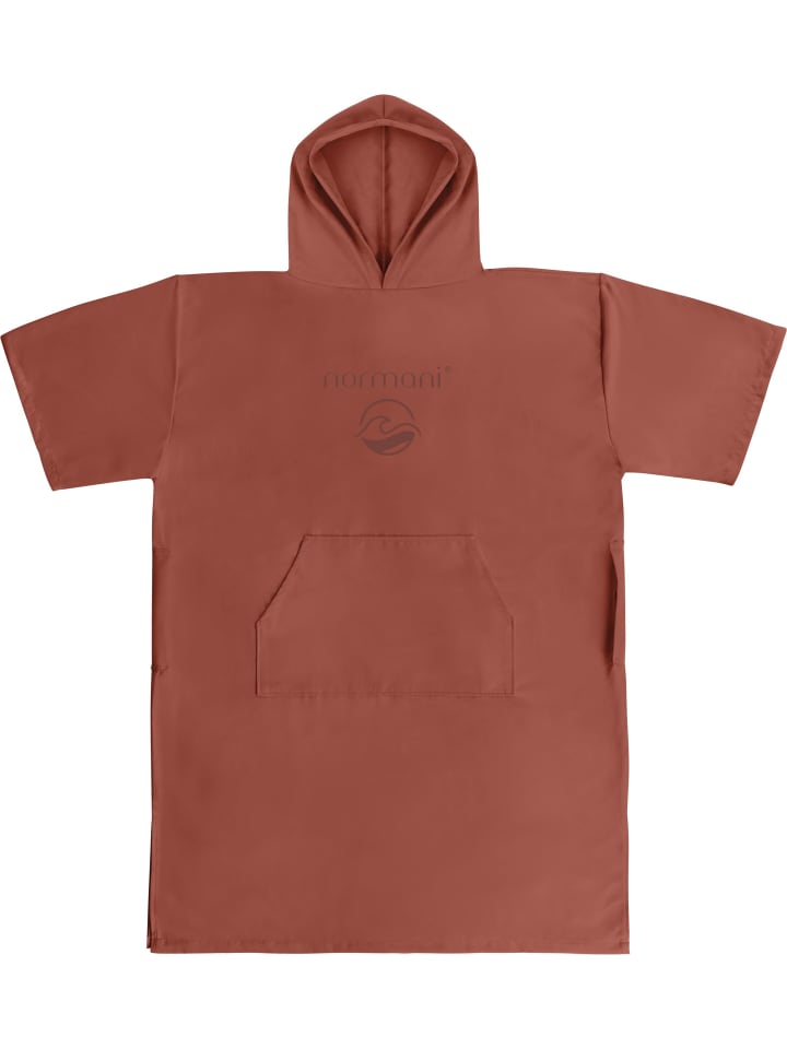 Mikrofaser Badeponcho Siargao in Rot