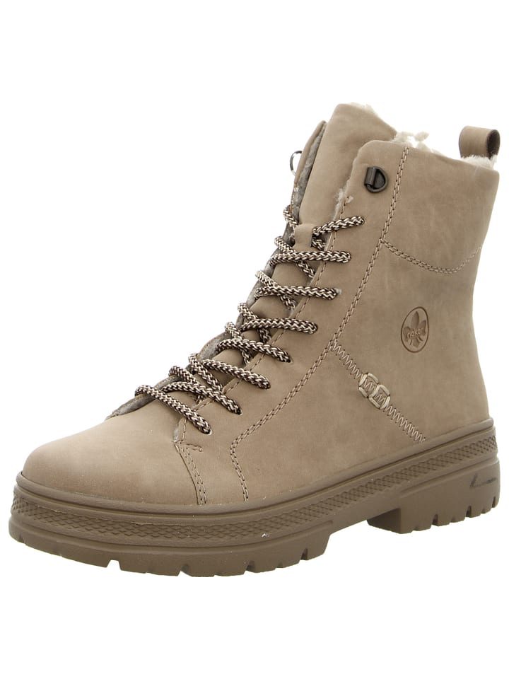 Schnürschuh in beige