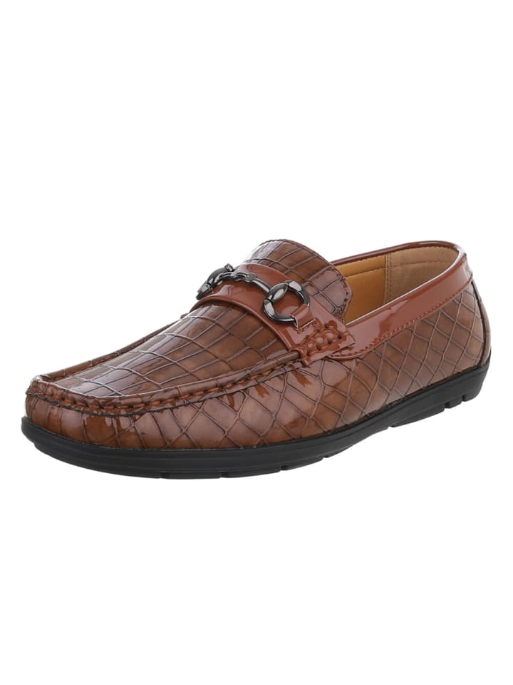 Halbschuh in Camel