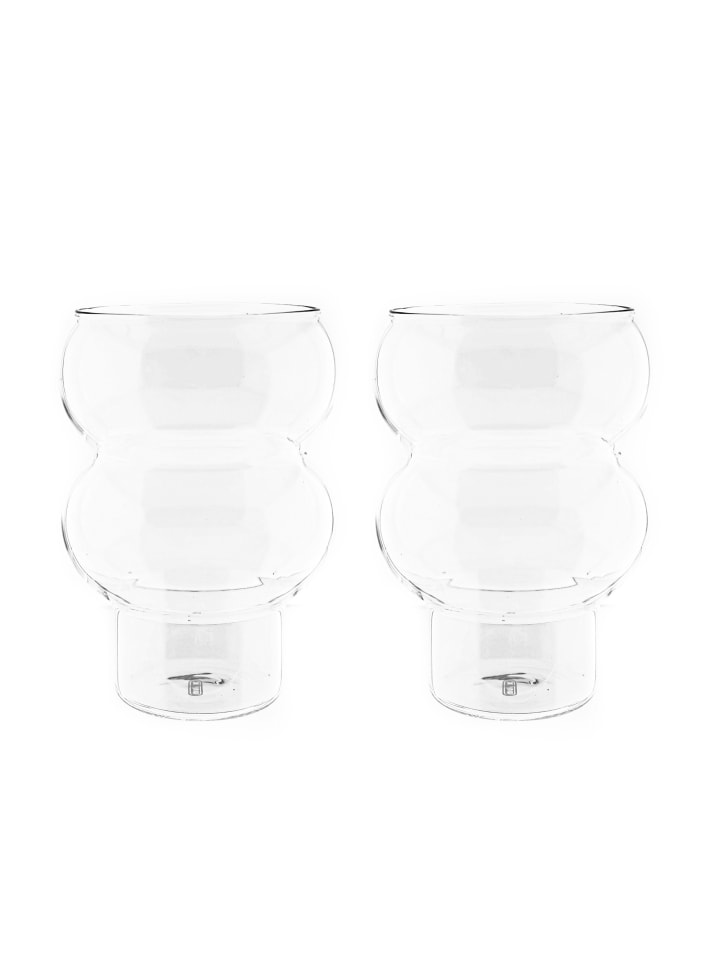 Bubble-Gläser Cocktailgläser 500ml in Transparent