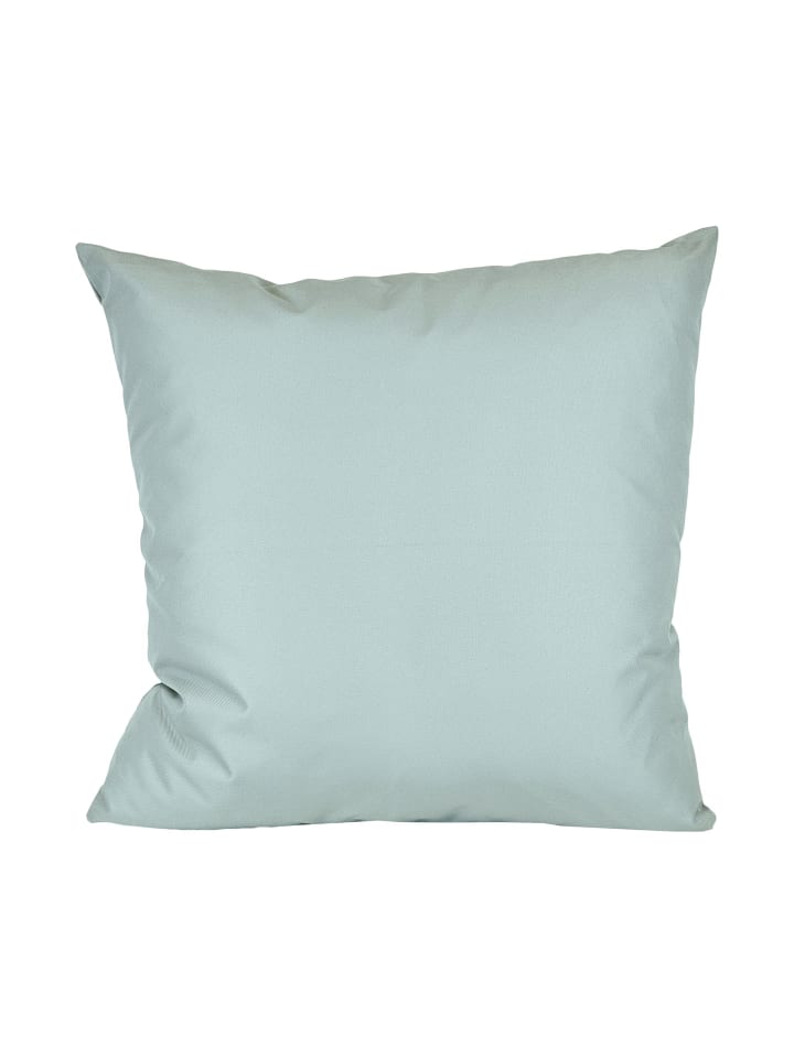 Outdoor Dekokissen 45x45cm inkl. XXL Füllung in Silber