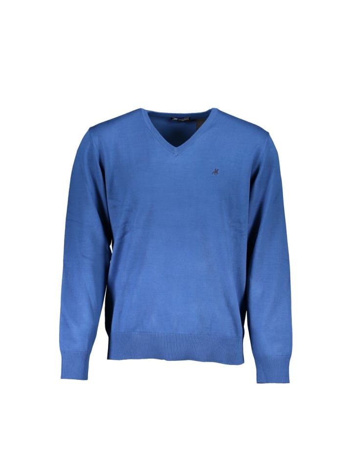 Blau Herren Maglia aus Viskose