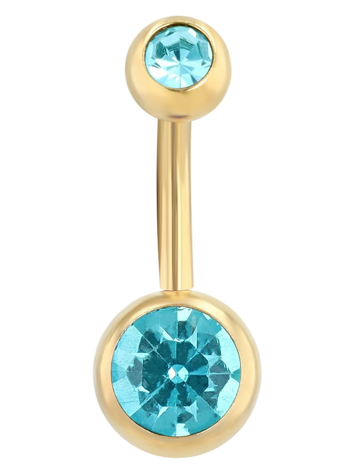 Damen Piercing aus Edelstahl in gold