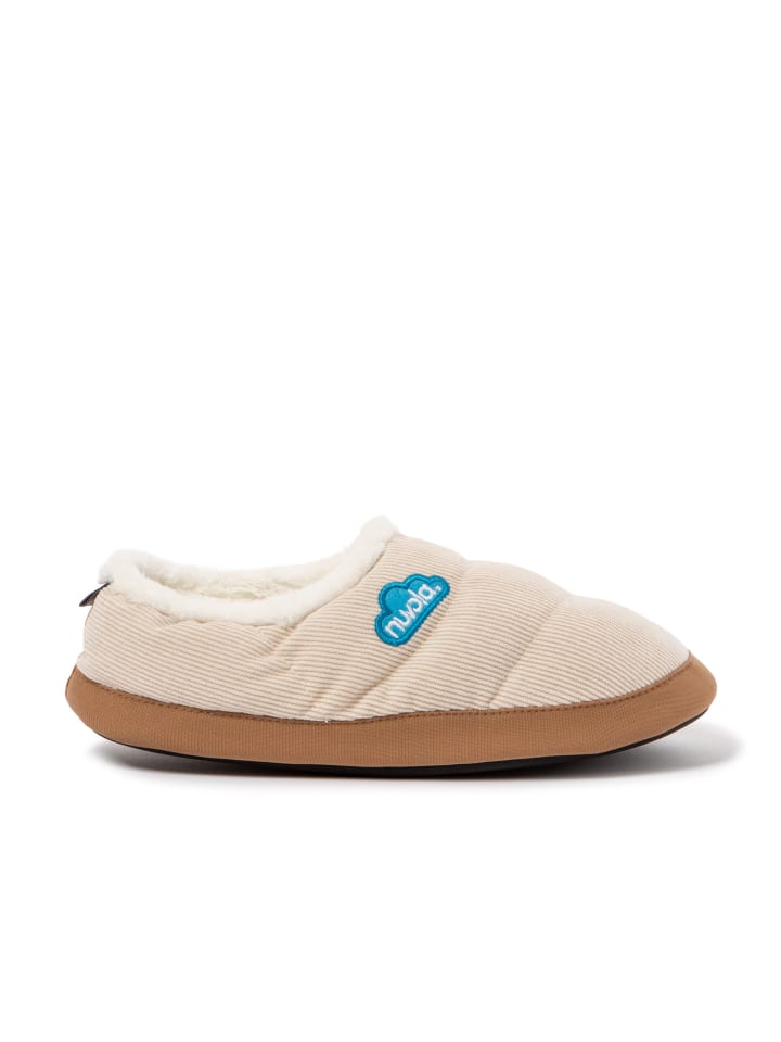 Hausschuhe "Classic Cordy" in Creme