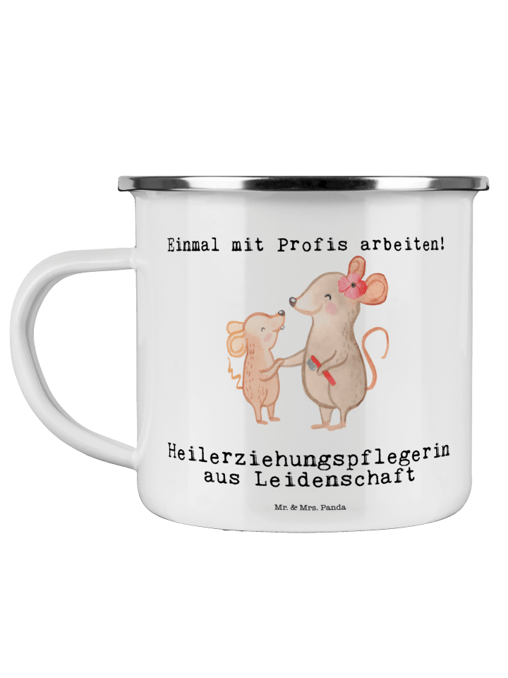 Becher Heilerziehungspflegerin Leidenschaft mit... in Weiß
